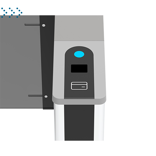 Cкоростной турникет с распашными створками, центральный модуль